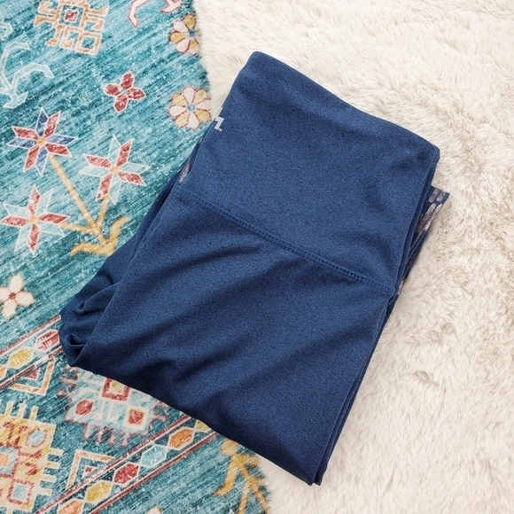 Joy Lab Blue Metallic Ankle Legging XS - Picture 7 of 8